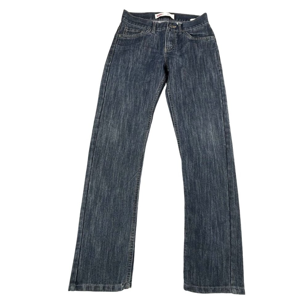 Levi's 511 Slim Fit Jeans Womens 14 Regular Blue Dark Wash EUC